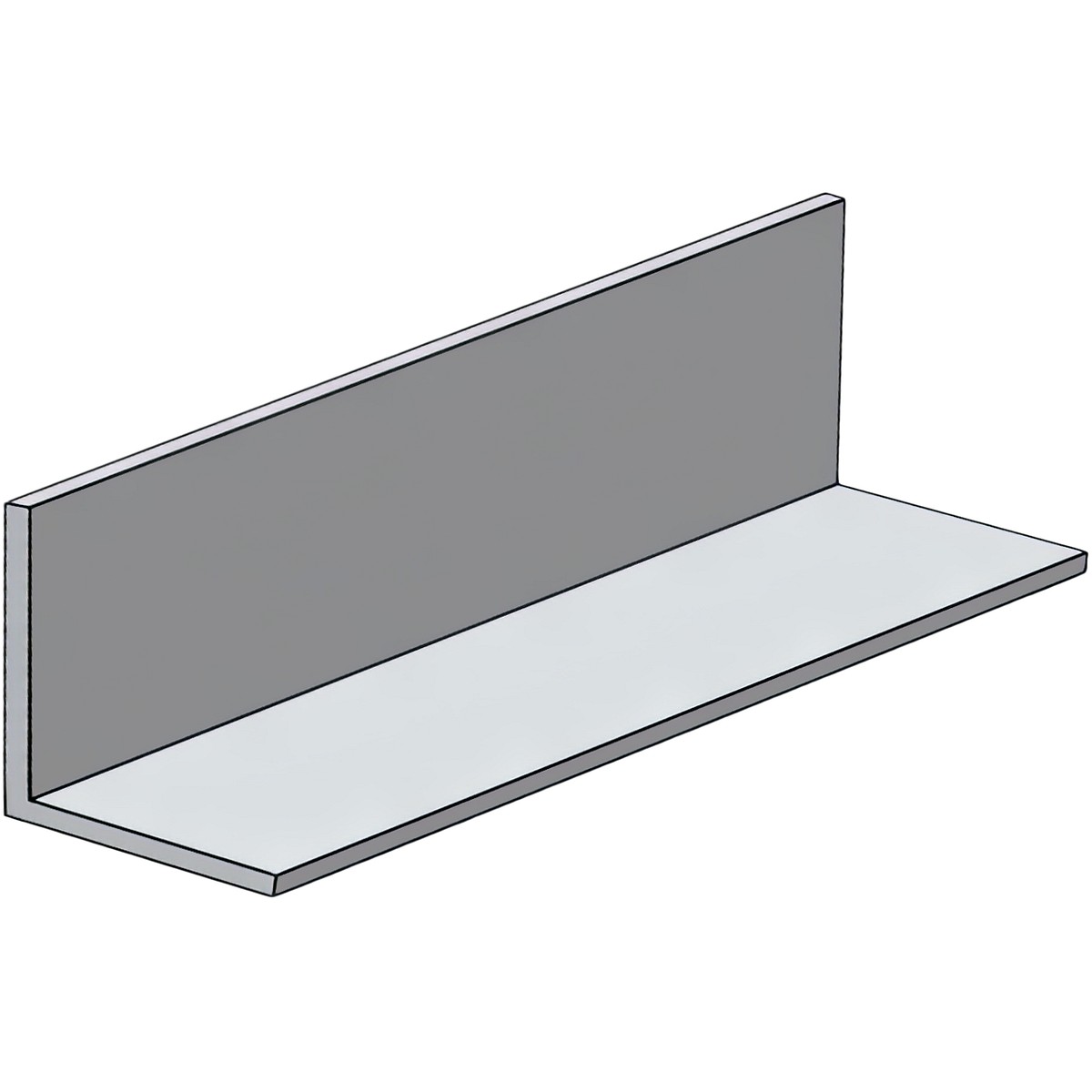 KULMATANKO 40X40X3X2000MM ALUMIINI