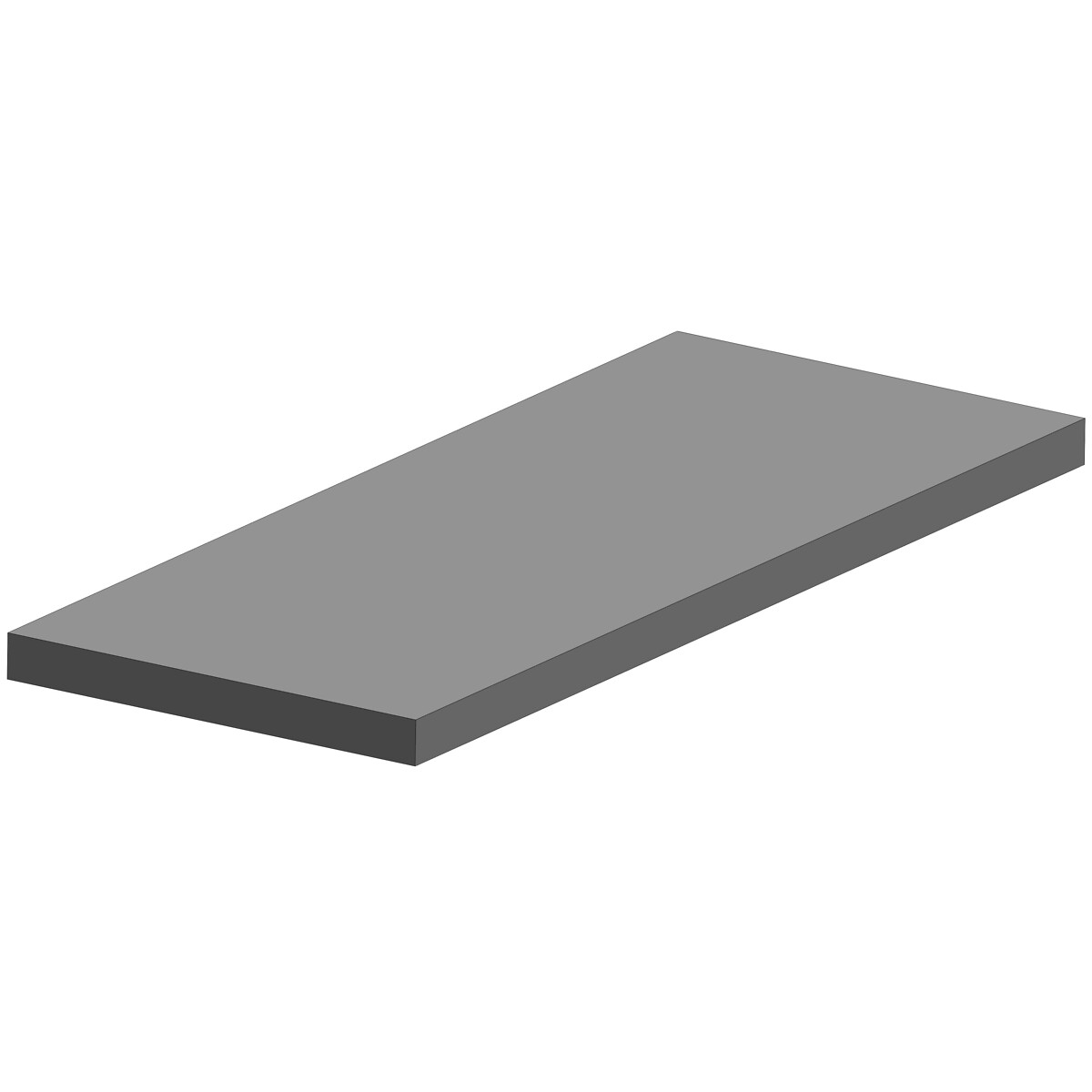 ALUMIINILATTA 4X40X2000MM
